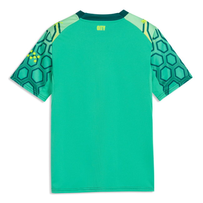 2026-2027 Man City Goalkeeper Shirt (Green) - Kids