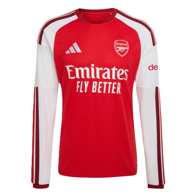 2026-2027 Arsenal Long Sleeve Home Shirt (Rice 41)