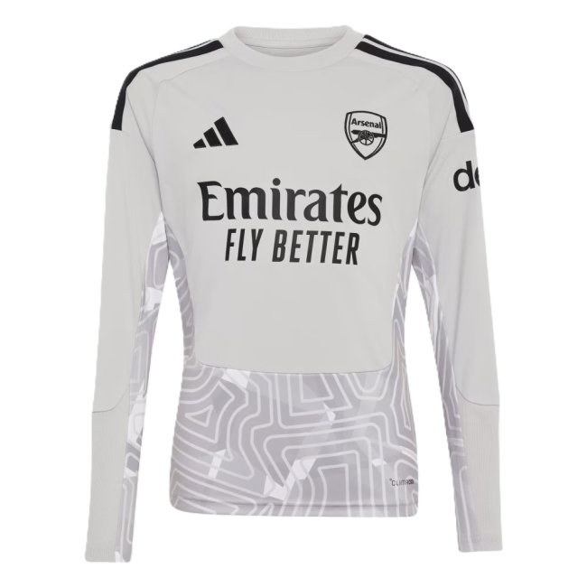 2026-2027 Arsenal Home Goalkeeper Shirt (Grey) - Kids (Arrizabalaga 13)