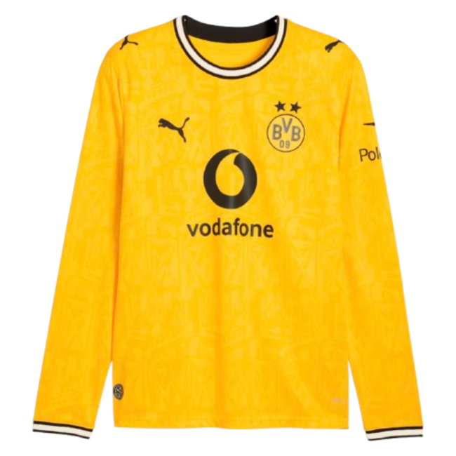 2026-2027 Borussia Dortmund Long Sleeve Home Shirt (Schlotterbeck 4)