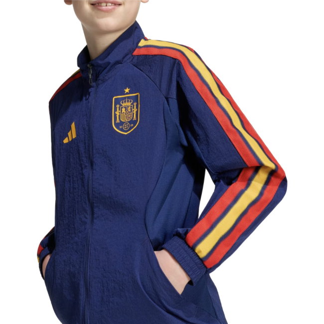 2026-2027 Spain Home Anthem Jacket (Dark Blue) - Kids