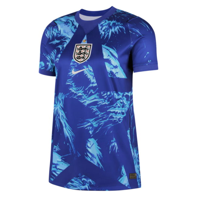 2026-2027 England Home Goalkeeper Shirt (Blue) - Womens (Steele 23)