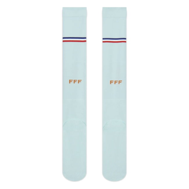 2026-2027 France Away Socks (Ice Blue)