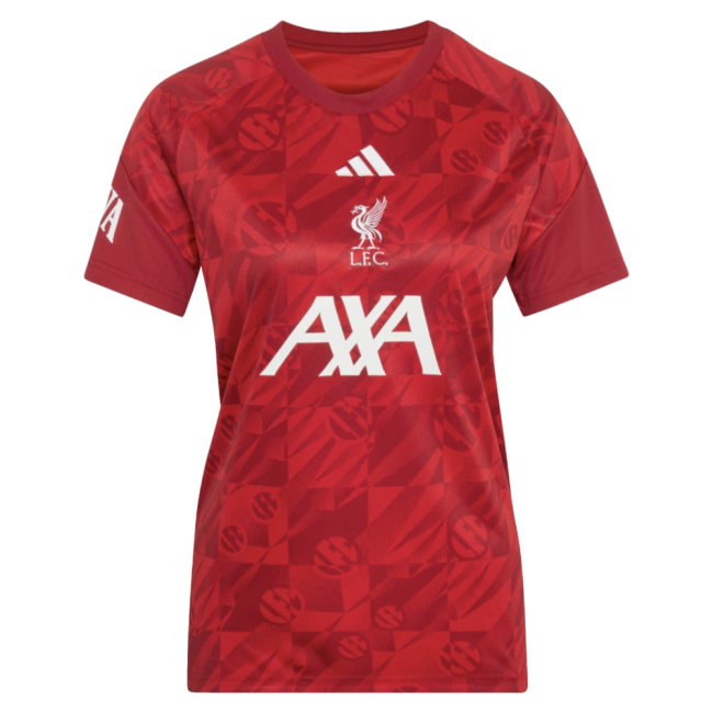 2026-2027 Liverpool Pre-Match Warm Up Shirt (Active Maroon) - Womens (Fowler 9)