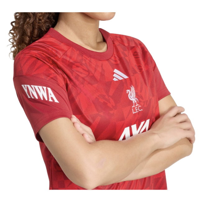 2026-2027 Liverpool Pre-Match Warm Up Shirt (Active Maroon) - Womens (Fowler 9)