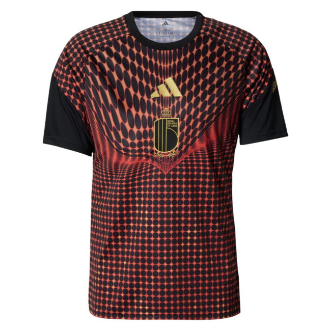 2026-2027 Belgium Home Pre-Match Shirt (Black-Red) (E.Hazard 10)