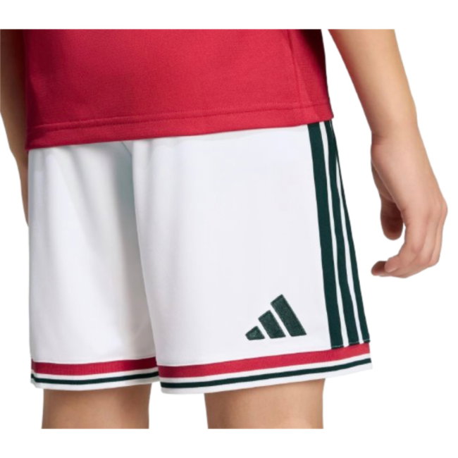 2026-2027 Man Utd Home Shorts (White) - Kids