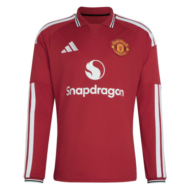 2026-2027 Man Utd Long Sleeve Home Shirt (Ronaldo 7)