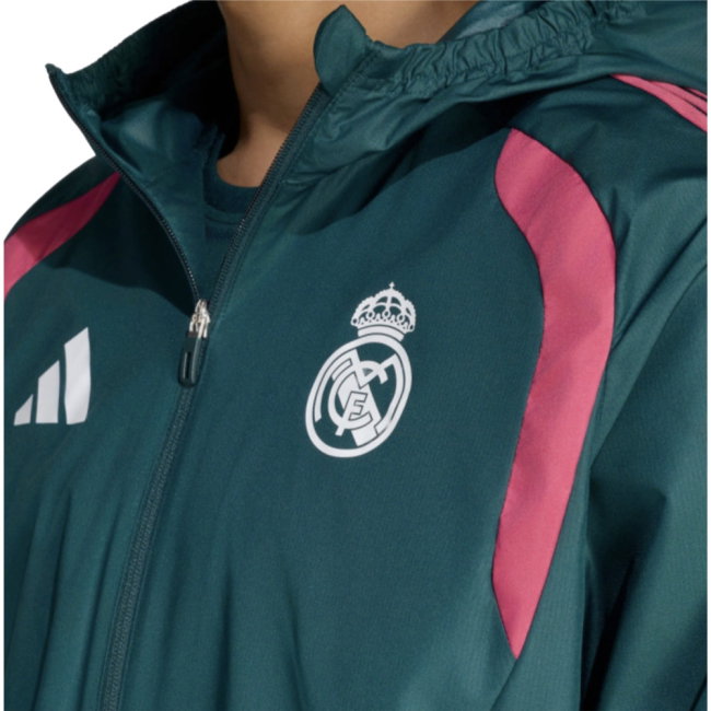 2026-2027 Real Madrid Allweather Jacket (Aurora Ivy)