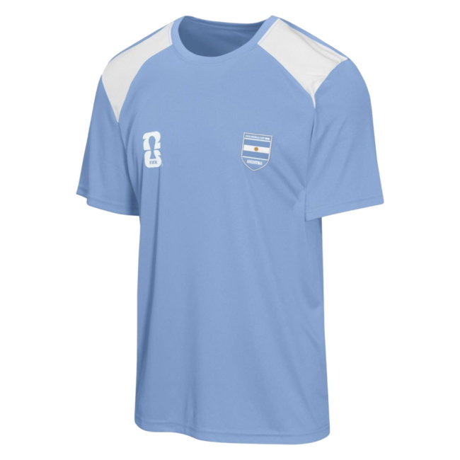 FIFA Argentina 2026 World Cup Poly Tshirt (Blue) (Messi 10)