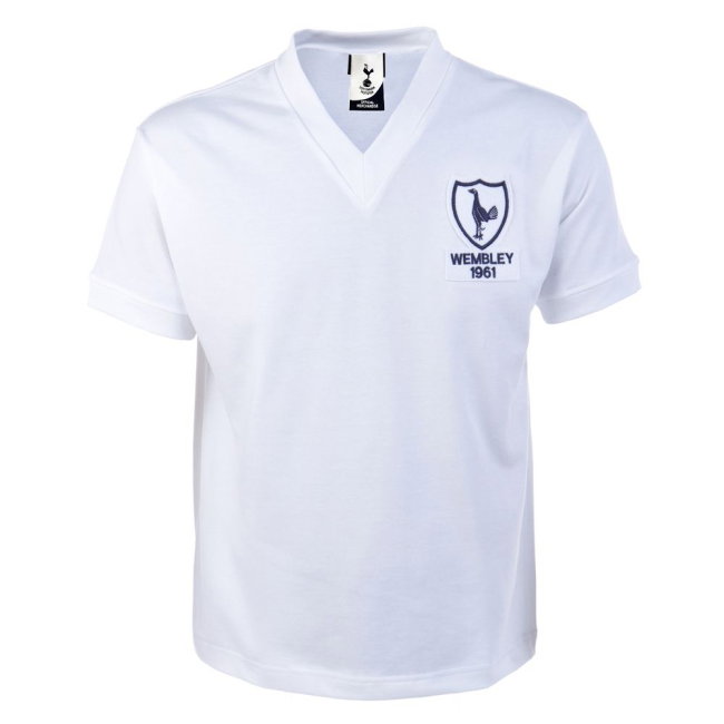 Tottenham Hotspur 1961 Wembley Kids Retro Football Shirt (Your Name)
