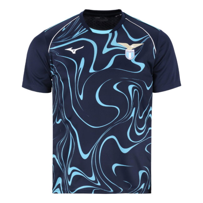 2026-2027 Lazio Pre-Match Shirt (Dark Navy) (Your Name)