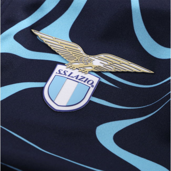 2026-2027 Lazio Pre-Match Hooded Walkout Jacket (Dark Navy)