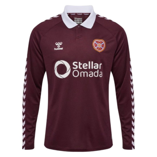 2026-2027 Hearts Long Sleeve Home Shirt (Your Name)