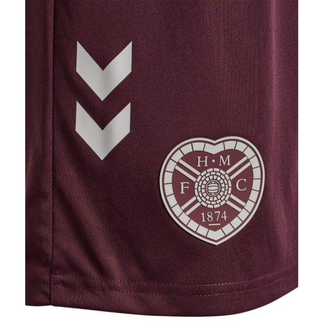 2026-2027 Hearts Away Shorts (Maroon) - Kids