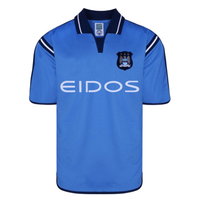 2001 Manchester City Home Retro Shirt (Berkovic 14)