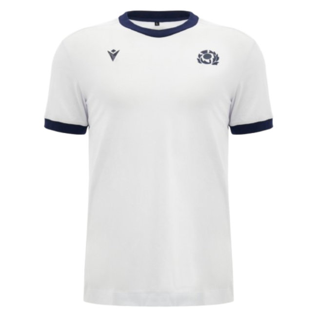 2026-2027 Scotland Rugby Ath Cotton T-Shirt (White) (Your Name)