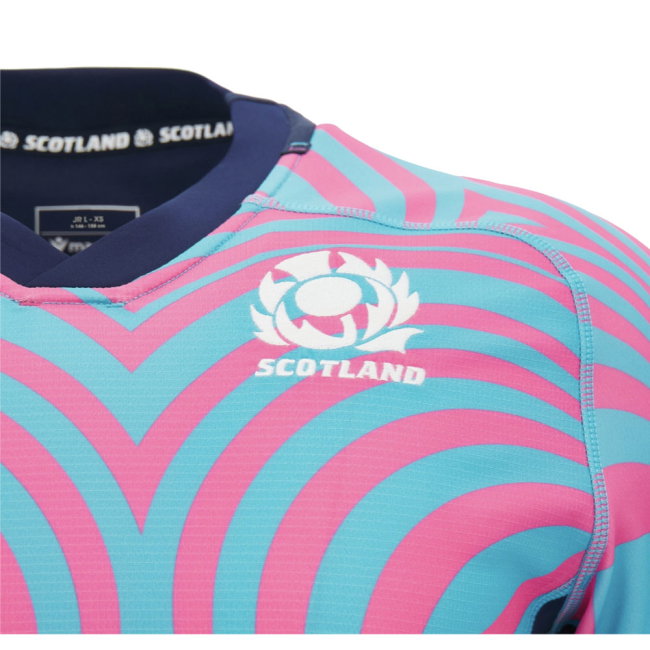 2026-2027 Scotland Rugby Training Jersey (Neon) (Your Name)