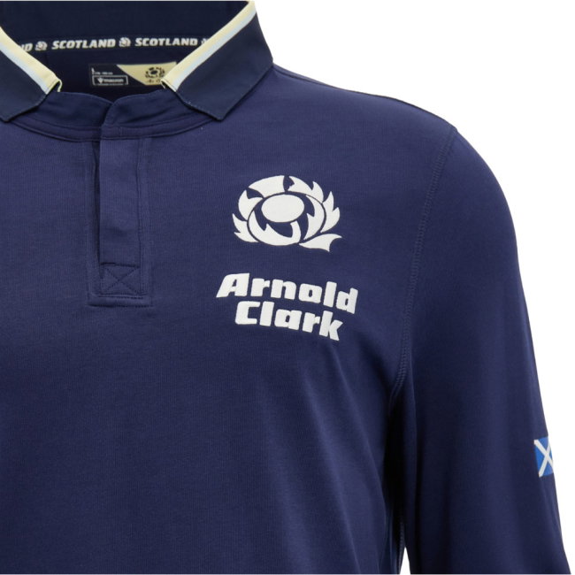 2026-2027 Scotland Rugby LS Cotton Home Shirt (Your Name)