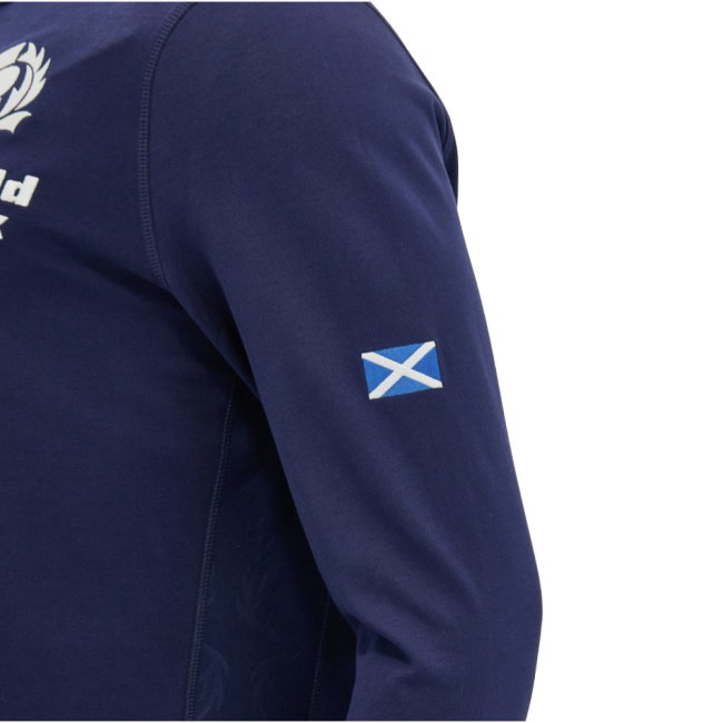 2026-2027 Scotland Rugby LS Cotton Home Shirt (Your Name)