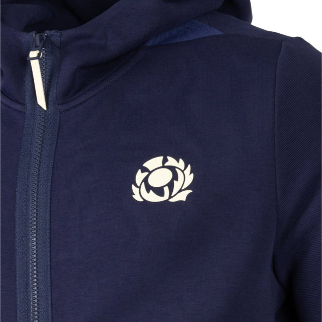 2026-2027 Scotland Rugby Ath Travel Full Zip Hoody (Navy)