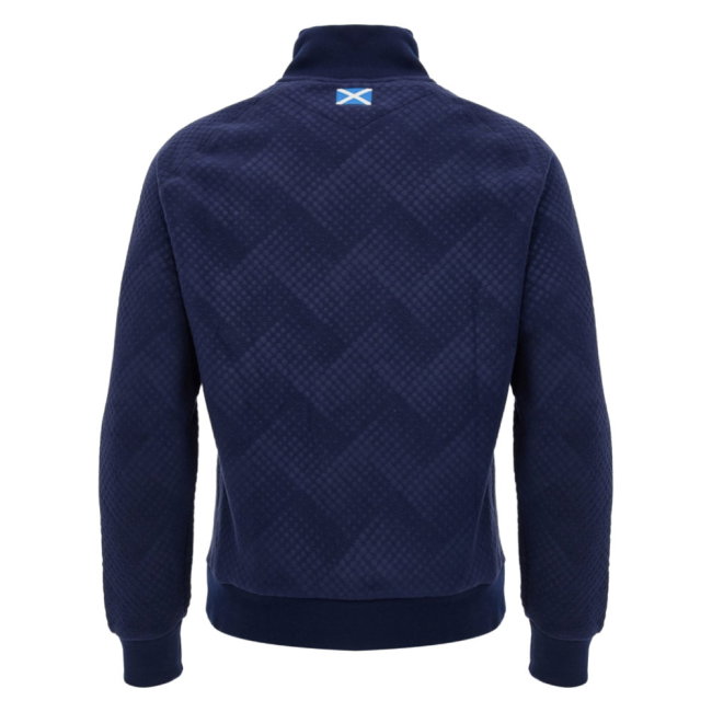 2026-2027 Scotland Rugby Travel Full Zip 3D Fleece (Navy) - Kids