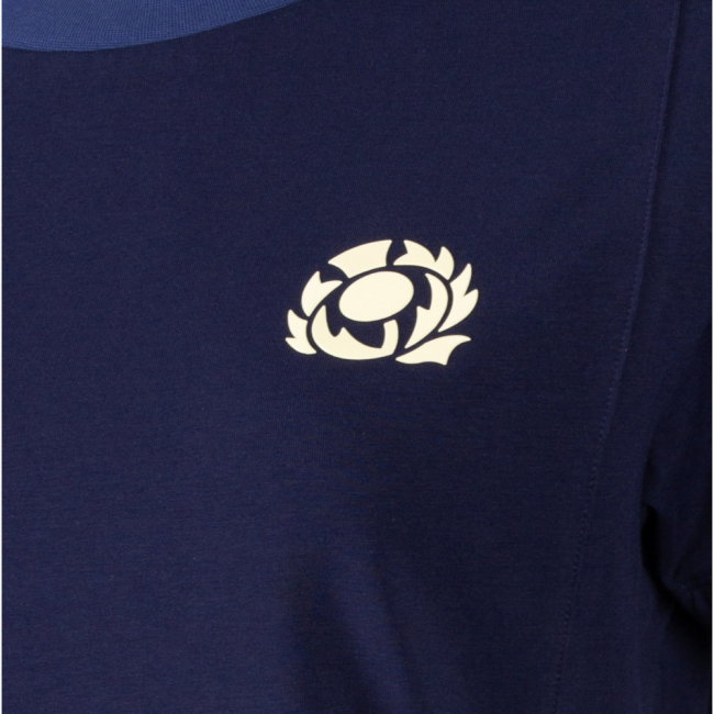 2026-2027 Scotland Rugby Ath Cotton T-Shirt (Navy) - Womens (Your Name)