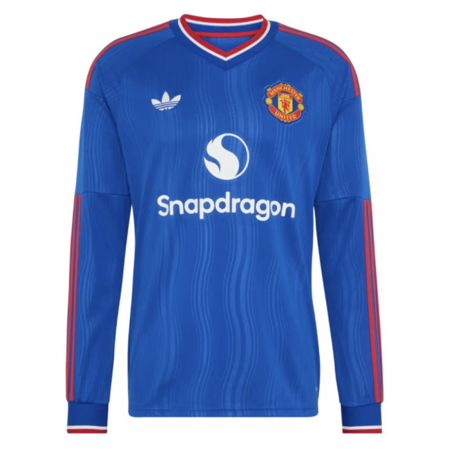 2026-2027 Man Utd Long Sleeve Away Shirt (Best 7)