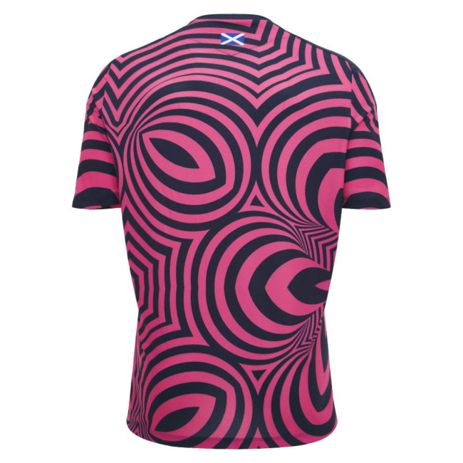 2026-2027 Scotland Rugby Warm Up Shirt (Neon Pink)