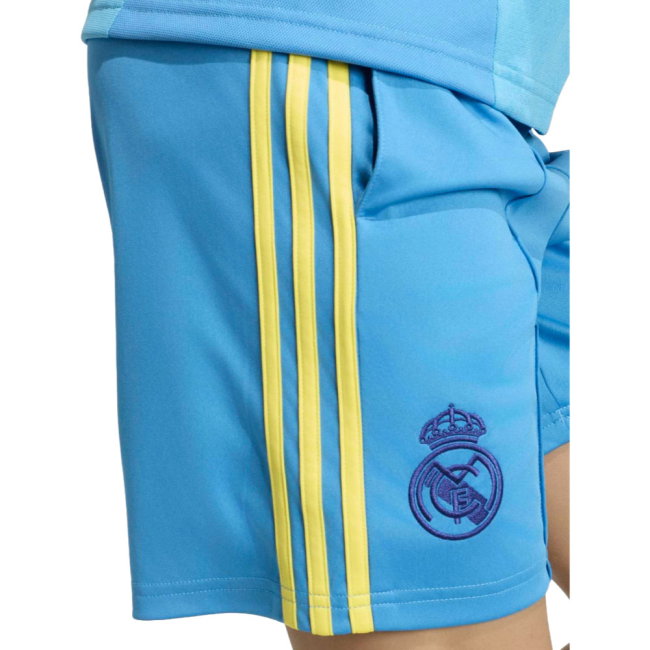 2026-2027 Real Madrid Away Goalkeeper Shorts (Super Blue) - Kids