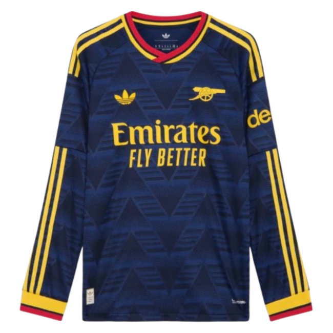 2026-2027 Arsenal Authentic Long Sleeve Away Shirt (J.Timber 12)