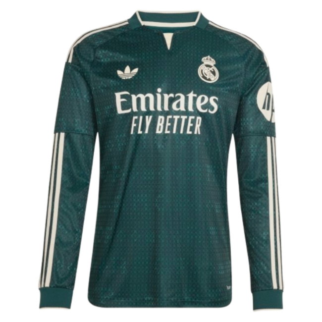 2026-2027 Real Madrid Authentic Long Sleeve Away Shirt (Ronaldo 7)