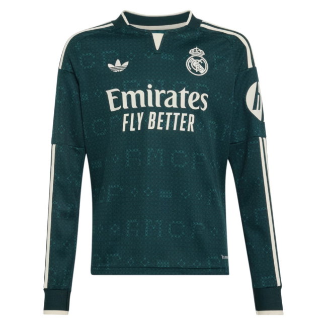 2026-2027 Real Madrid Away Long Sleeve Shirt (Kids) (Ronaldo 7)