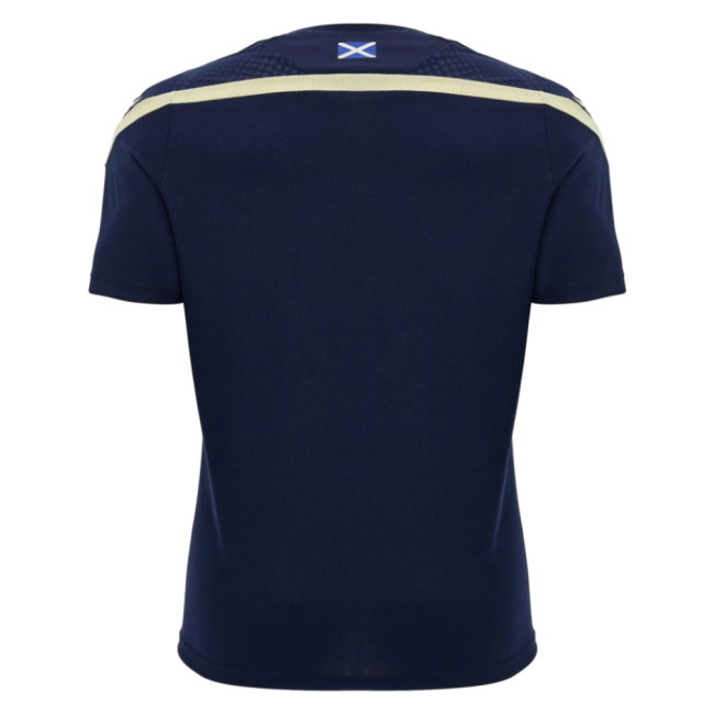 2026-2027 Scotland Rugby Training Shirt (Navy/Sand)