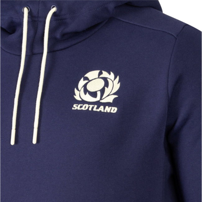 2026-2027 Scotland Rugby Travel Hoodie (Navy/Sand)