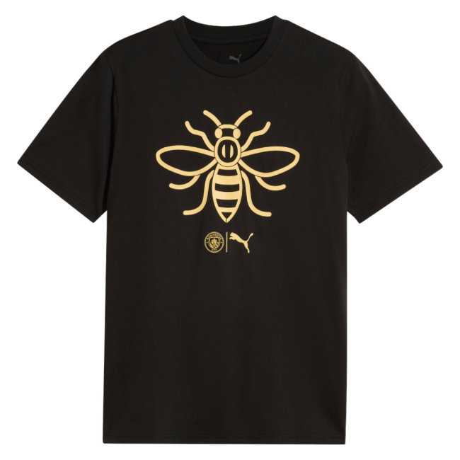 2026-2027 Man City FtblCulture Tee (Black) (Bernardo 20)