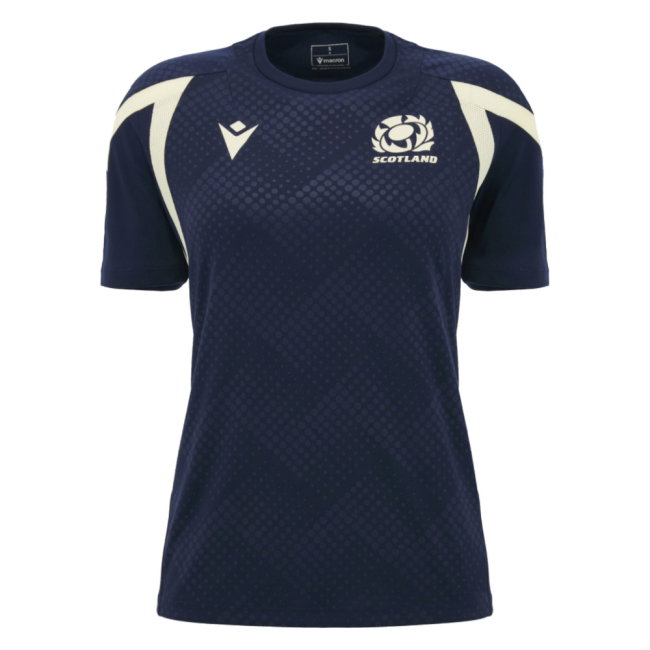 2026-2027 Scotland Rugby Training Shirt (Navy) - Womens (Your Name)