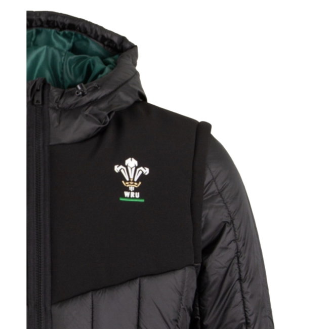 2026-2027 Wales WRU Rugby Travel Bomber Jacket (Black)