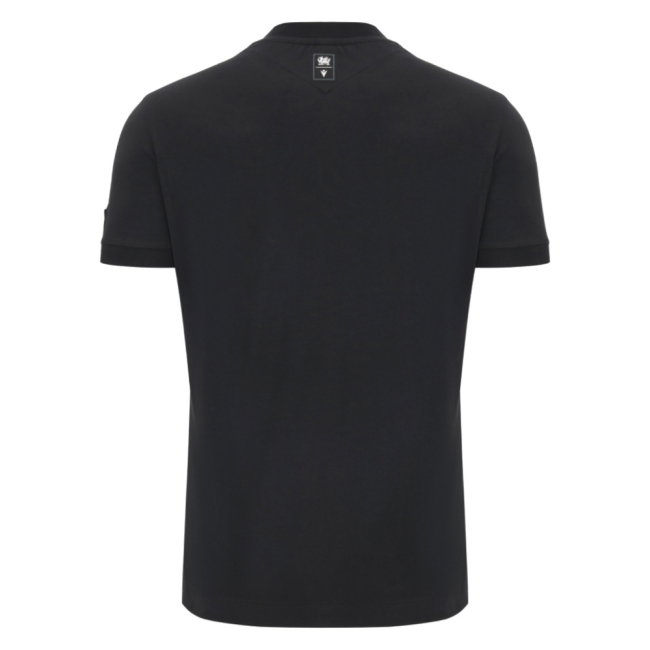 2026-2027 Wales WRU Rugby Athleisure Travel Shirt (Black) (Your Name)