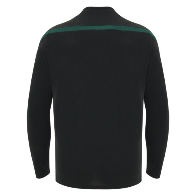 2026-2027 Wales WRU Rugby LS Training Shirt (Black) - Kids (Your Name)