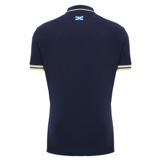 2026-2027 Scotland Rugby Ath Travel Polo Shirt (Navy)