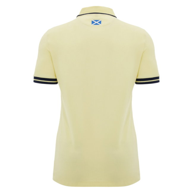 2026-2027 Scotland Rugby Ath Travel Polo Shirt (Sand)