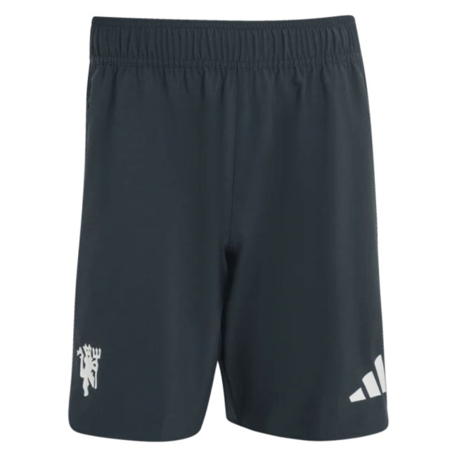 2026-2027 Man Utd Tiro Tech Shorts (Jungle Ink)