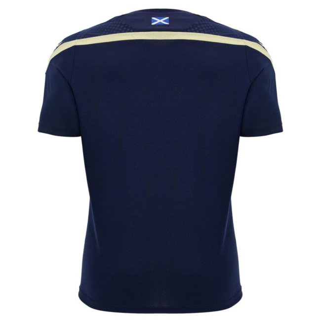 2026-2027 Scotland Rugby Training Shirt (Navy/Sand) - Kids