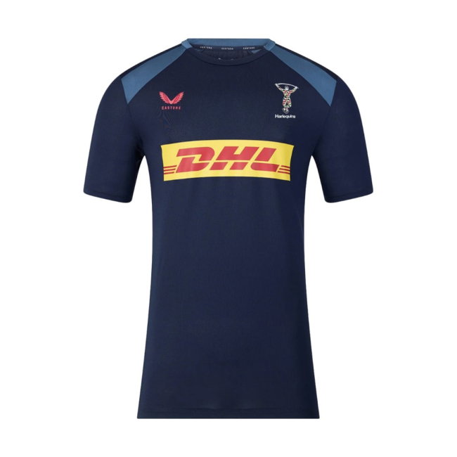 2026-2027 Harlequins Rugby Contact Shirt (Navy) (Your Name)