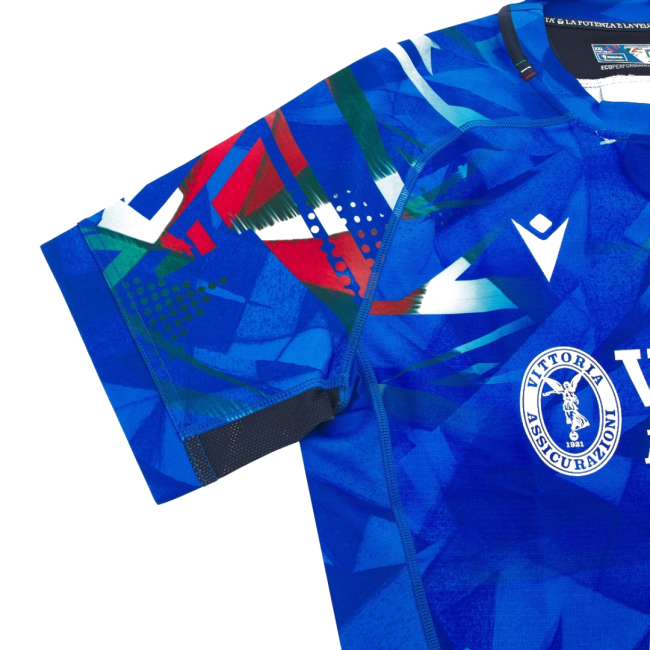 2026-2027 Italy Rugby Authentic Home Slim Fit Body Shirt