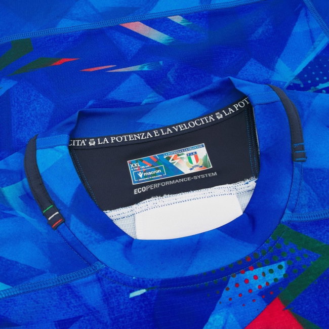 2026-2027 Italy Rugby Authentic Home Slim Fit Body Shirt