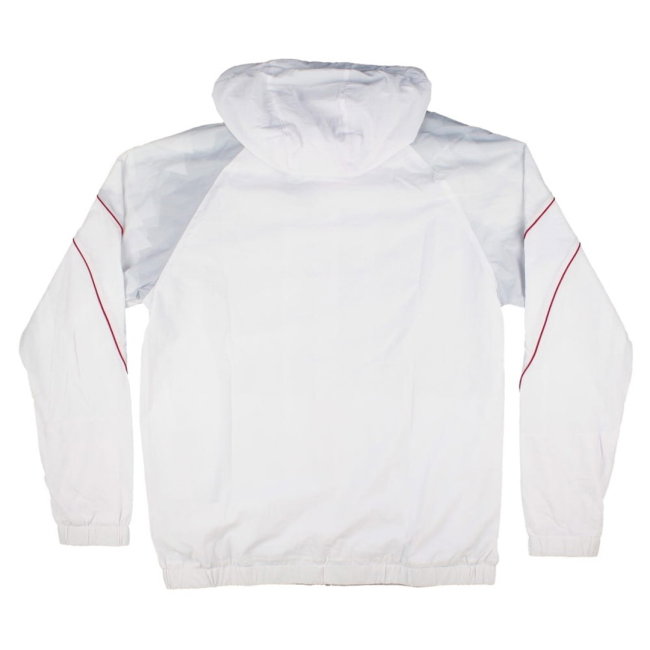 2026-2027 AS Monaco Hooded Anthem Jacket (White)
