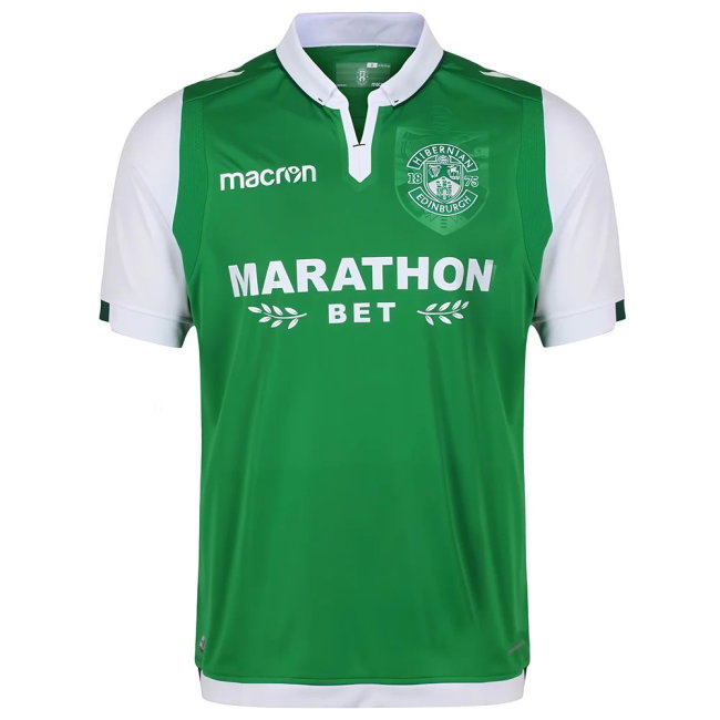 Hibernian 2017-18 Home Shirt (Excellent) (Sauzee 4)