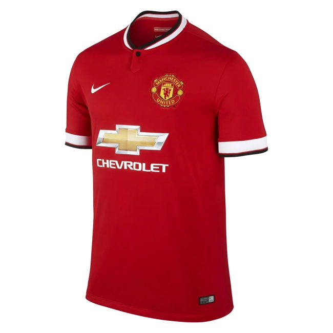 Manchester United 2014-15 Home Football Shirt (L) (Excellent) (Beckham 7)